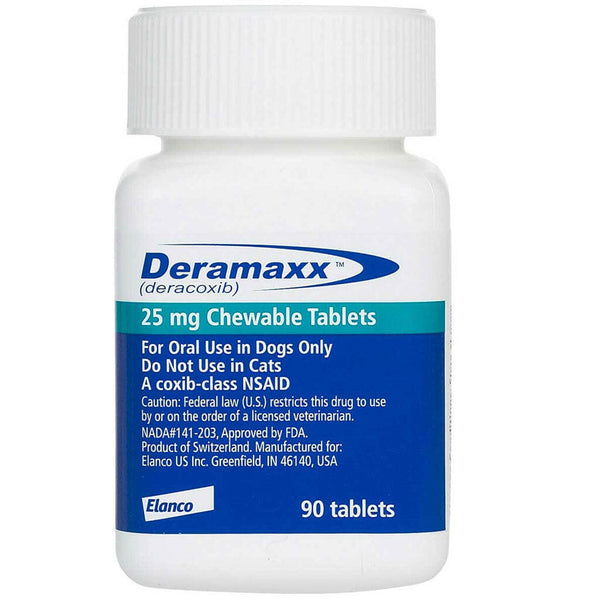 deramaxx 25 mg chewable tablets