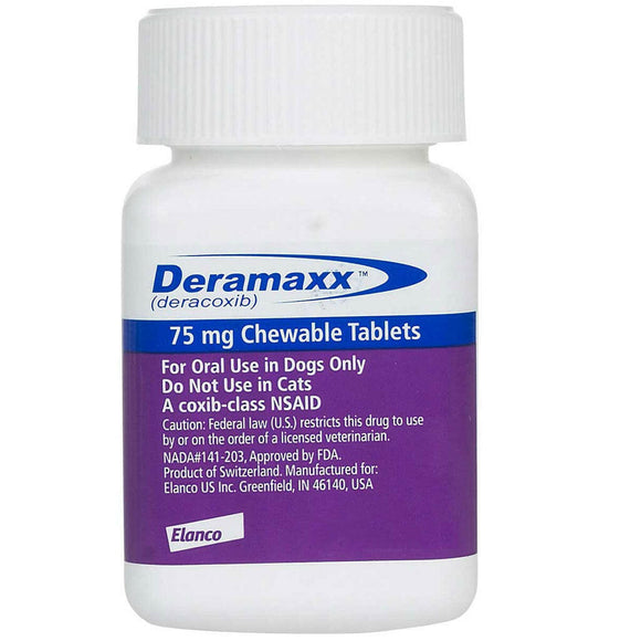 Deramaxx Chewable Tablets for Dogs (Deracoxib)