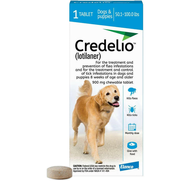 Credelio (Lotilaner) Chewable Tablet for Dogs