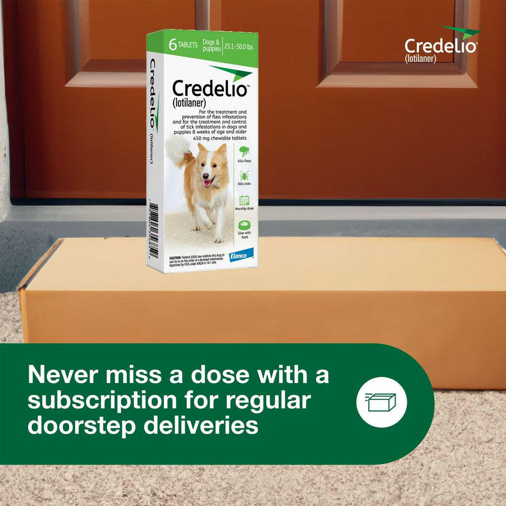 Credelio for Dogs 25.1-50 lbs autoship