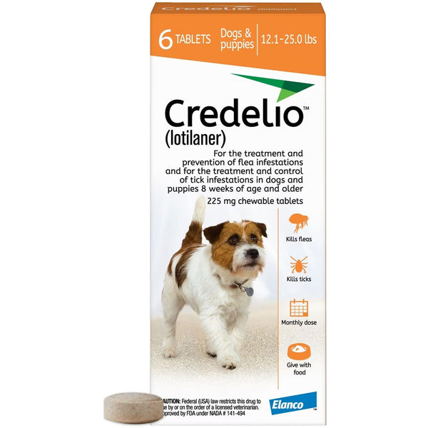 Credelio for Dogs 12.1-25 lbs 6 tablet