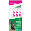 Credelio Quattro Flavored Chewable Tablets for Dogs, 6.1 to 12 Pounds, 1 tablet