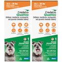 Credelio Quattro Flavored Chewable Tablets for Dogs, 12.1 to 25 lbs, 2 tablets