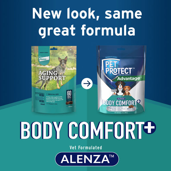 Pet Protect Body Comfort Plus Alenza for Dogs new look 