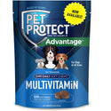 Pet Protect Multivitamin DVM Daily Soft Chews for Dogs, Chicken Flavor 120 count