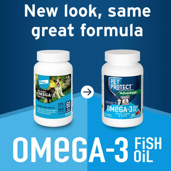 Pet Protect Omega-3 Snip Tips for Medium & Large Dogs new look