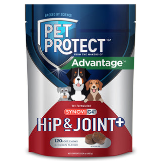 Pet Protect Hip & Joint Synovi G4 for Dogs 120 soft chews