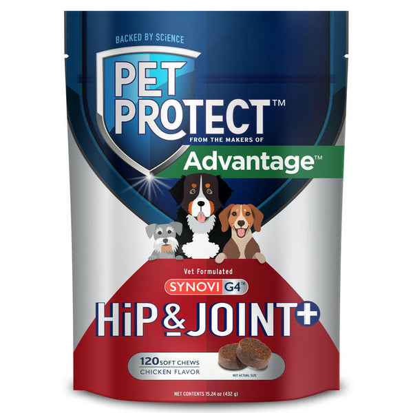 Pet Protect Hip & Joint Synovi G4 for Dogs 120 soft chews