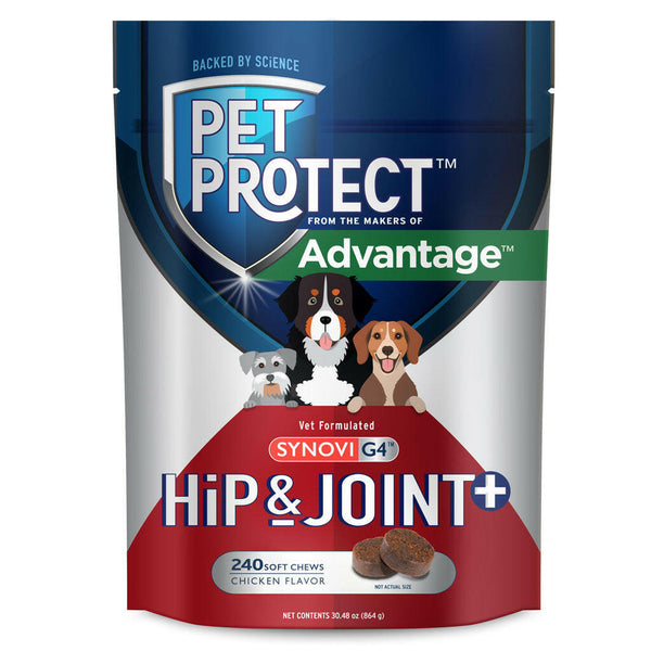 Pet Protect Hip & Joint Synovi G4 for Dogs 240 soft chews