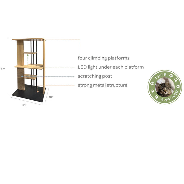 4 Cats & Dogs Cali Cat Tree