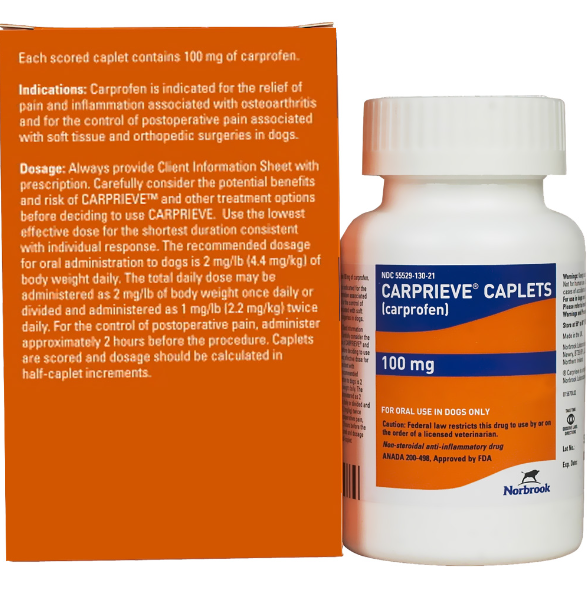 Carprieve 100mg Caplets