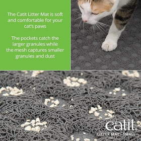 Catit Non-slip Litter Mat For Cats - 0