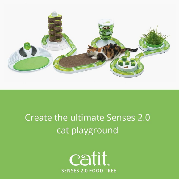 Catit Senses Food Tree Interactive Slow Feeder for Cats