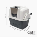 Catit Smartsift Easy Scoop Automatic Sifting Cat Litter Box-7