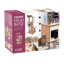 Vesper Walnut Cat Furniture with Very High Base-1