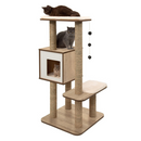 Vesper Walnut Cat Furniture with Very High Base-11