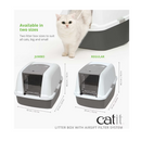 Catit SmartSift Cat Litter Box with Airsift Filter System-5