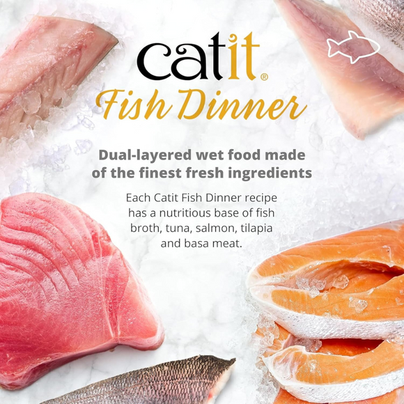 Catit Fish Dinner with Tuna & Carrot