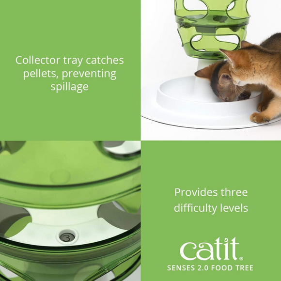 Catit Senses Food Tree Interactive Slow Feeder for Cats