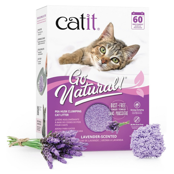 Catit Go Natural! Pea Husk Clumping Cat Litter