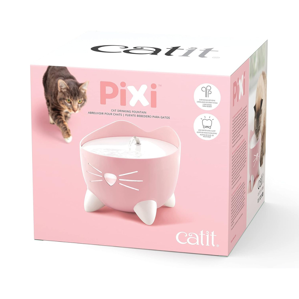 Catit PIXI Drinking Fountain, Cute & Quiet Cat Hydrator Catit PIXI Drinking Fountain, Cute & Quiet Cat Hydrator