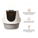 Catit SmartSift Cat Litter Box with Airsift Filter System-7