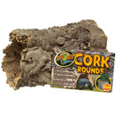 Cork round for terrariums with Zoo Med logo on a white background