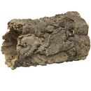 Rustic wooden log on a white background