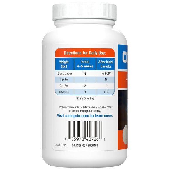 Nutramax Cosequin Maximum Strength Joint Health Supplement for Dogs 75ct dierctions