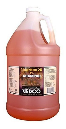 Vedco Chlorhex 2X 4% Shampoo For Dogs, Cats & Horses - 0