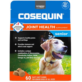 Nutramax Cosequin Senior Joint Health Supplement for Senior Dogs 60ct