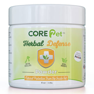 Core Pet Herbal Defense Powder for Dogs & Cats, 4-oz, 2-pack