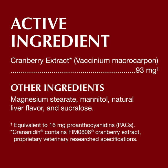 cranberry extract for dogs