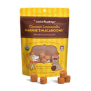 CocoTherapy Coconut Lemoncello Maggie's Macaroons dog treat package on a white background