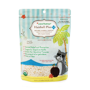 Organic Hairball Plus - Hairball Management for Cats & Kittens, 7-oz