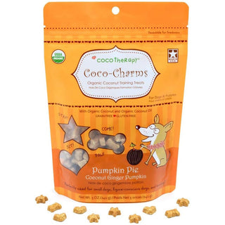 Cocotherapy Coco-Charms Training Treats Pumpkin Pie for Dogs & Puppies, 4-oz