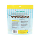 CocoTherapy Coconut Banana Brélé dog treat package with text and heart icons on a white background