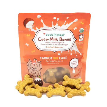 Coco-Milk Bones Biscuit Organic Coconut Treat for Dogs, 6-oz