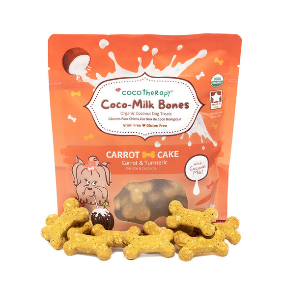 Coco-Milk Bones Biscuit Organic Coconut Treat for Dogs, 6-oz