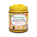 Jar of Coco-Gold product by cocoTherapy on a white background