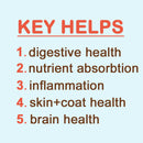 List of key health benefits on a light blue background