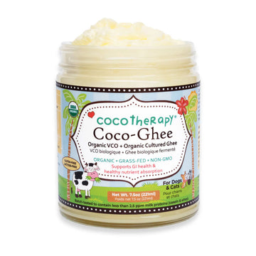 Coco-Ghee USDA Certified Organic Coconut Oil with Organic Cultured Ghee, 7.5-oz