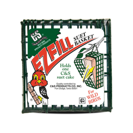 C&S EZ Fill Suet Basket Wild Bird Feeder - 1 Pack - Bird Food 1
