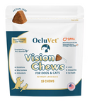Package of Oclu Vet Vision Chews for dogs and cats on a white background