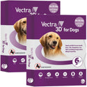 Vectra 3D Flea and Tick Spot Treatment for Dogs & Puppies, 56-95 lbs 12 doses