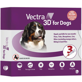 Vectra 3D Flea and Tick Spot Treatment for Dogs Over 95 lbs