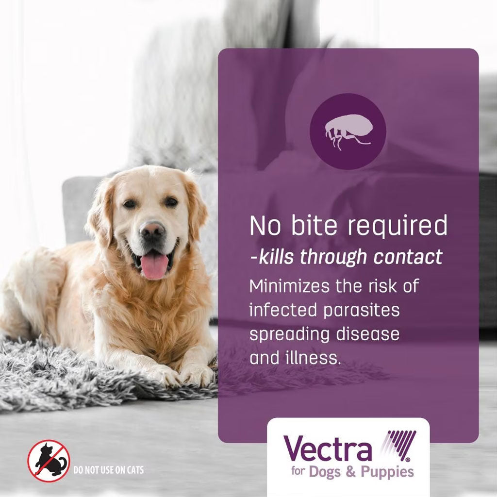 Vectra Flea and Tick Spot Treatment for X-Small Dogs & Puppies, 2.5-10 lbs