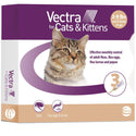 Vectra Flea & Tick Spot Treatment for Cats & Kittens, 2-9 lbs, 3-doses