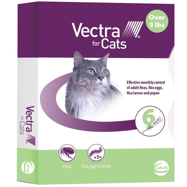 Vectra for Cats, 9 lbs and Over 6 doses