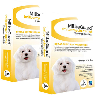 Milbeguard for Dogs, 2-10 lb 12 tablets